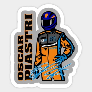 #81 Piastri Driver Fan Sticker